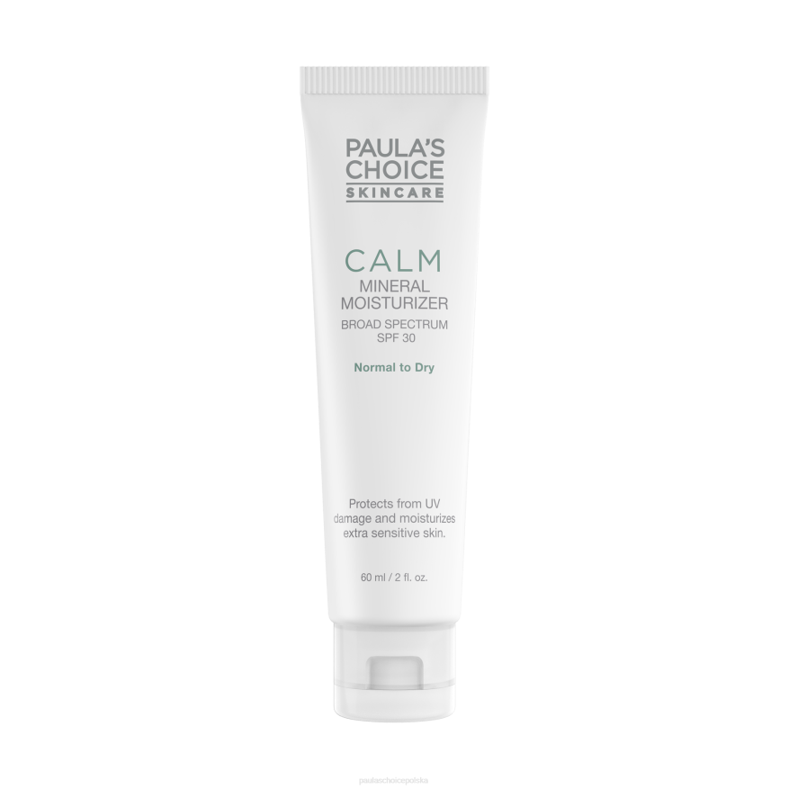 6RJ4105 pełny Mineralny krem ​​nawilżający spf 30 łagodzący zaczerwienienia do skóry normalnej i suchej Paula's Choice