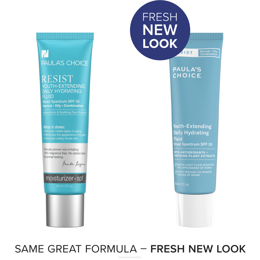 6RJ4150 pełny Przedłużający młodość codzienny płyn nawilżający spf 50 Paula's Choice