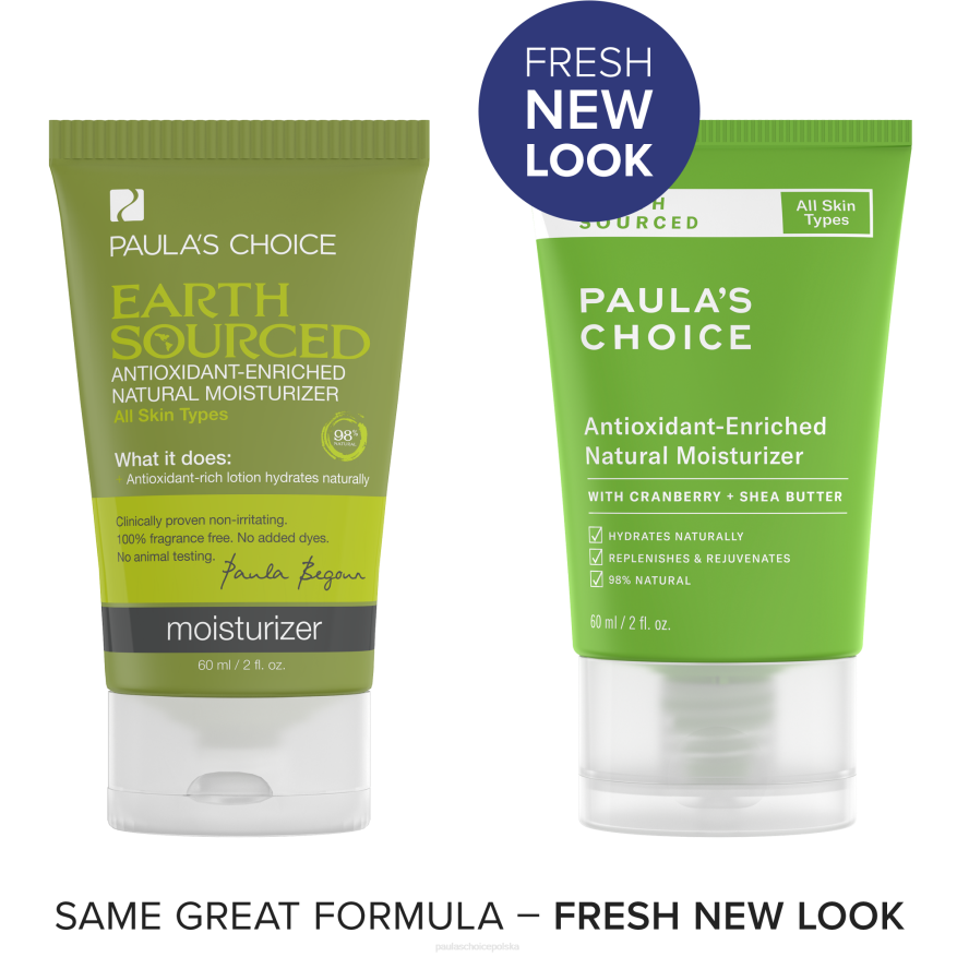 6RJ472 pełny Naturalny krem ​​nawilżający wzbogacony przeciwutleniaczami Paula's Choice