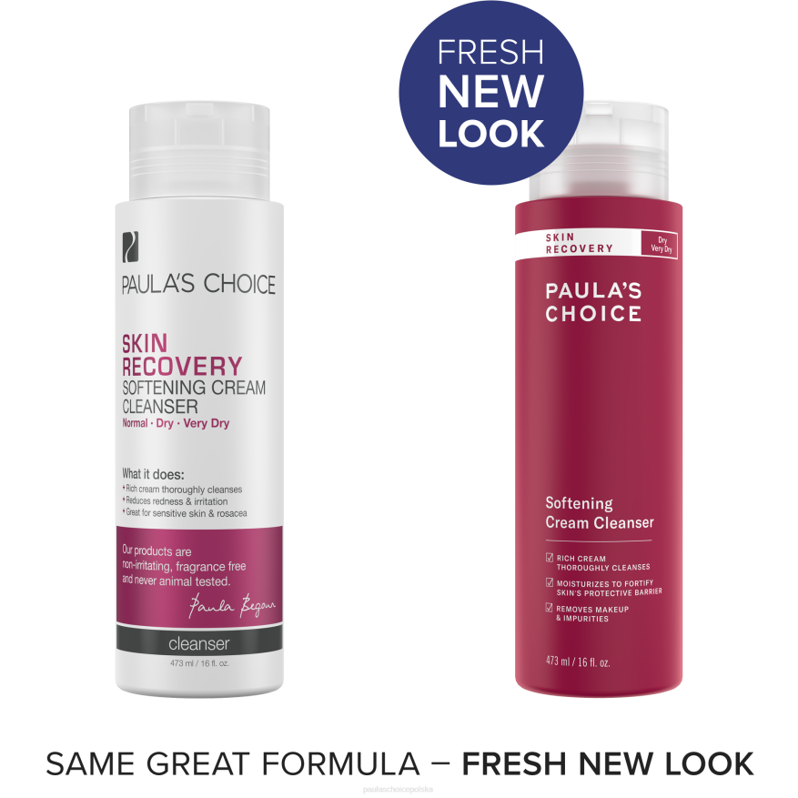 6RJ4119 skóra sucha i bardzo sucha zmiękczający krem ​​do mycia twarzy - jumbo Paula's Choice