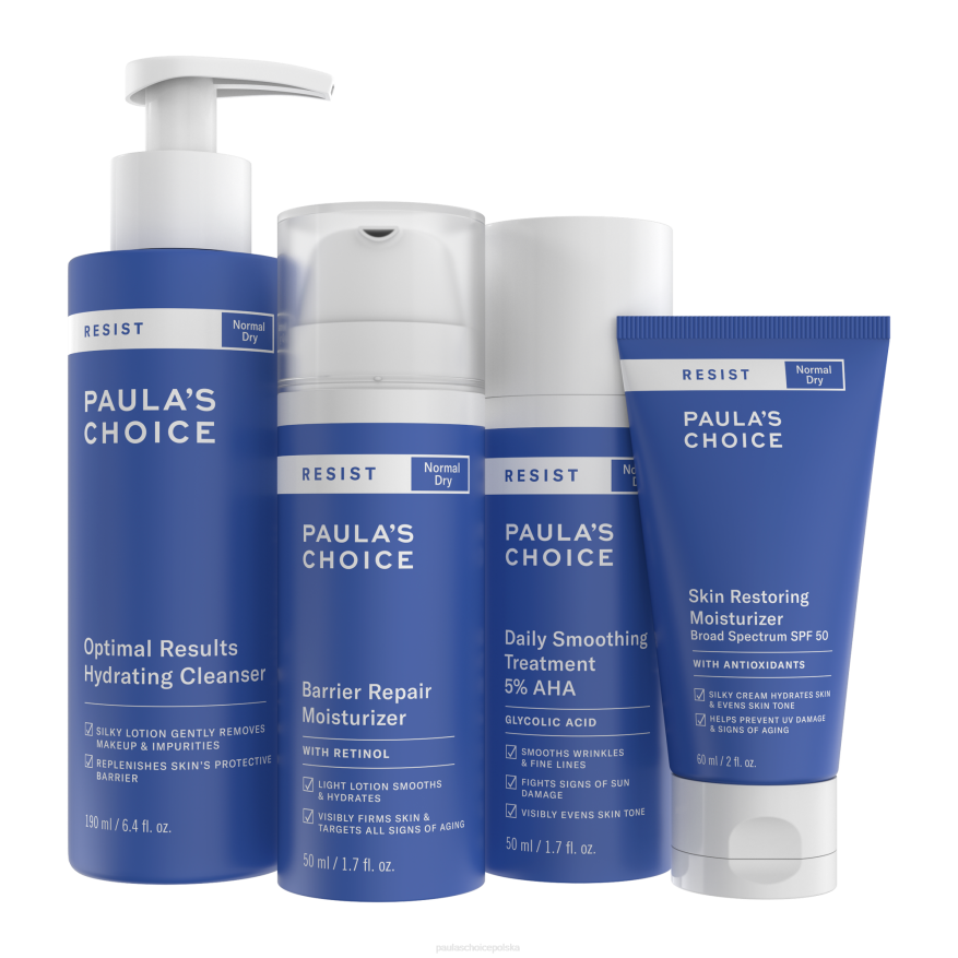 6RJ412 pełny niezbędny zestaw dla skóry normalnej i suchej Paula's Choice