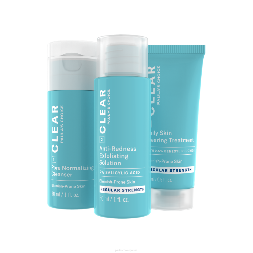 6RJ420 3-etapowa rutyna zwykły zestaw podróżny o dużej wytrzymałości Paula's Choice