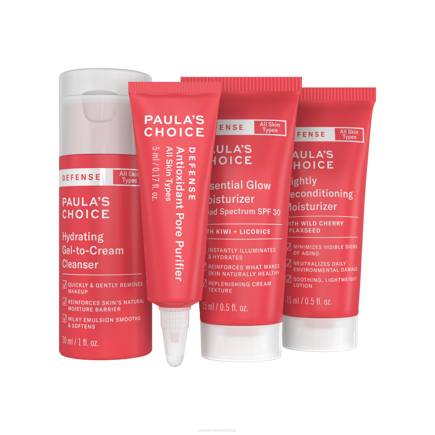 6RJ422 3-etapowa rutyna zestaw w rozmiarze podróżnym Paula's Choice